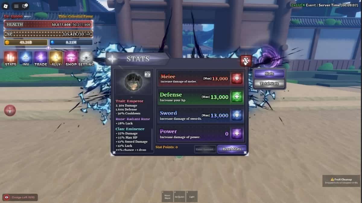 Clan Sailor Piece - Statistik Clan