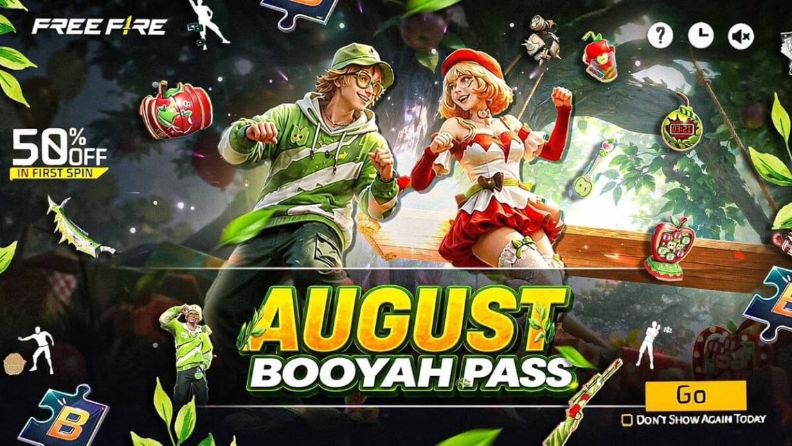 Booyah Pass Free Fire Agustus