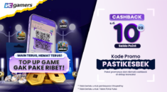 Top Up Game Pakai Kode Promo PASTIKESBEK, Dapat Cashback 10K