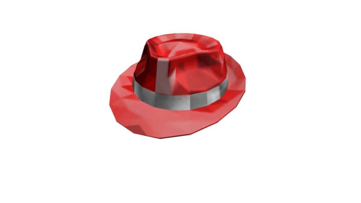 Red Sparkle Time Fedora