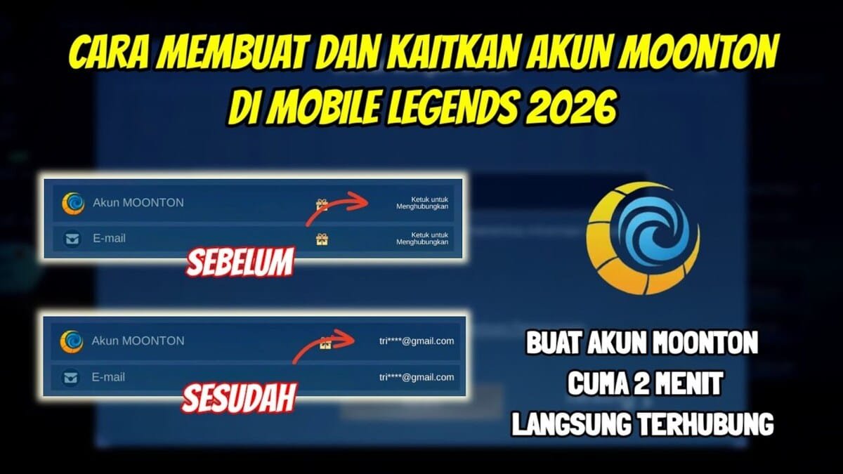 daftar akun moonton melalui web