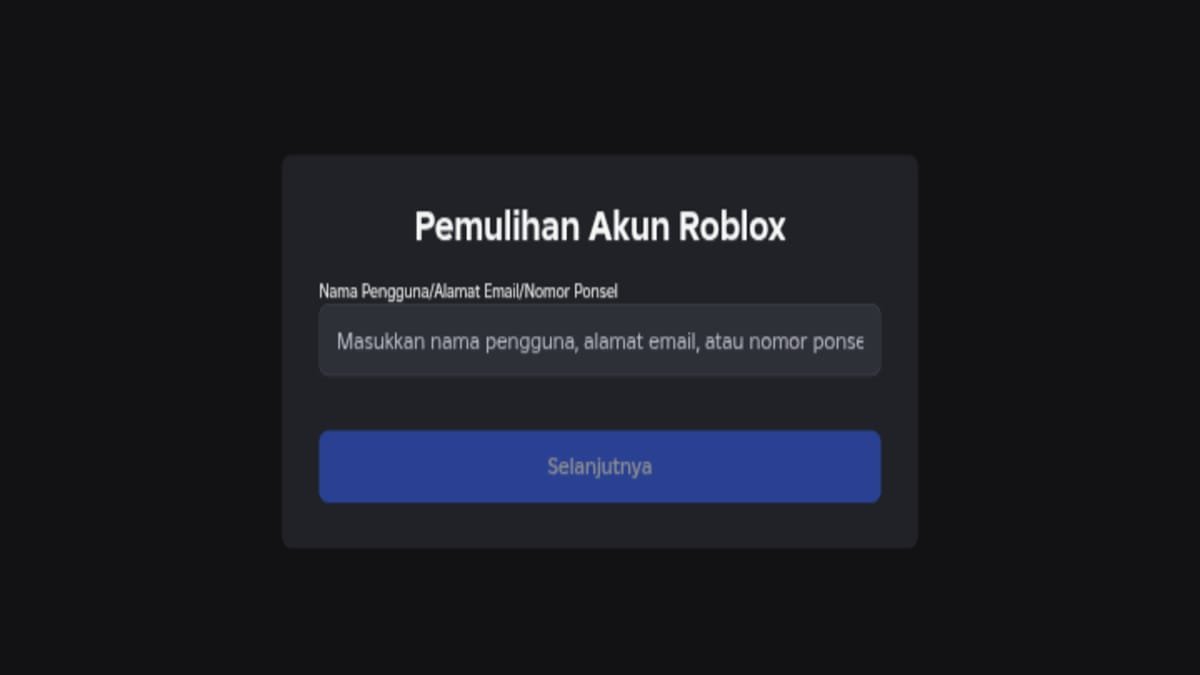 pemulihan akun roblox - pemulihan akun dengan cara ganti kata sandi